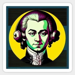 Pop Art Mozart Vinyl Record Album III Sticker